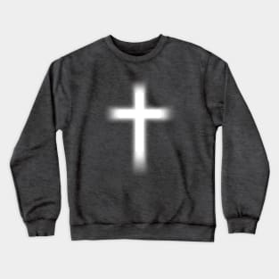 LIGHT OF THE CROSS - Light of the Bible - On the Back of Crewneck Sweatshirt